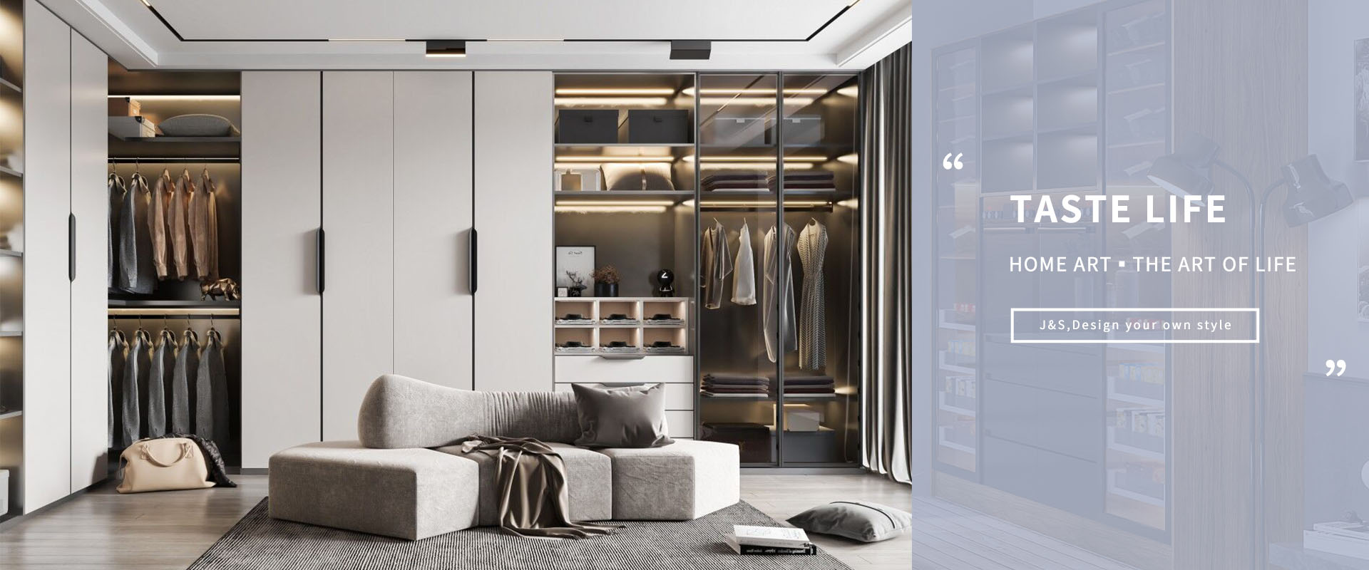 Begehbarer Kleiderschrank