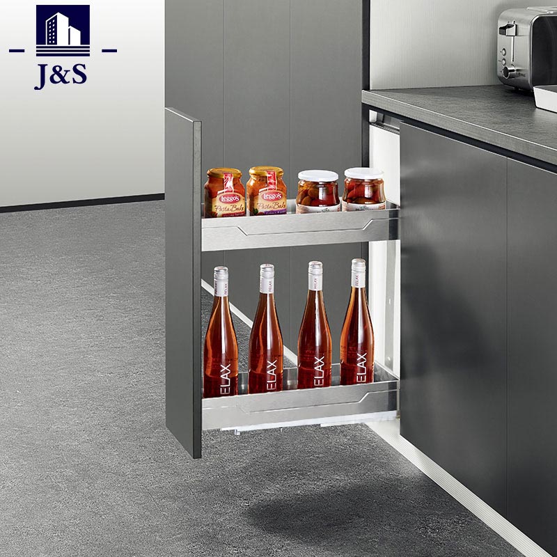 Ist die Einführung des Edelstahls 304 Two-Tier Kitchen Slim Storage Cork für Gewürz einen Game-Changer?