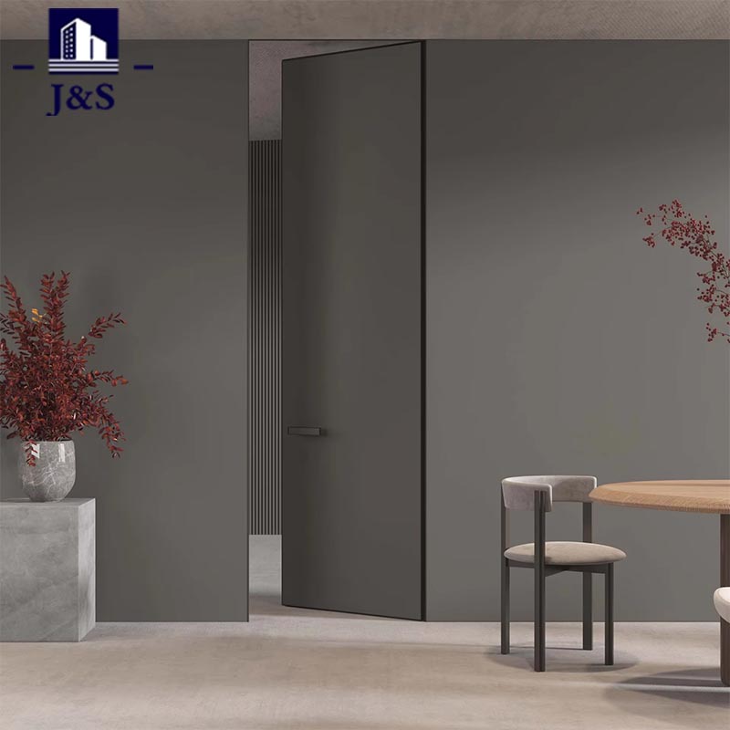 Maßgeschneiderte unsichtbare Tür minimalistisch, rahmenlos